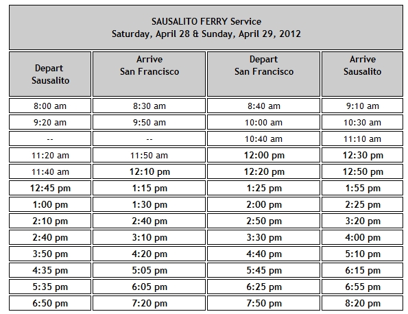 Doyle Ferry Schedule