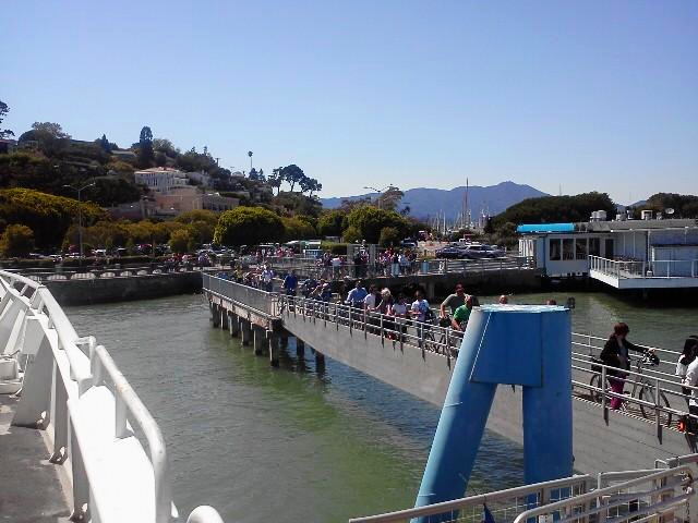 Bikers Boarding the Golden Gate Ferry