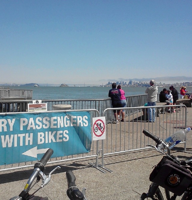 Boarding the Ferry with a bike