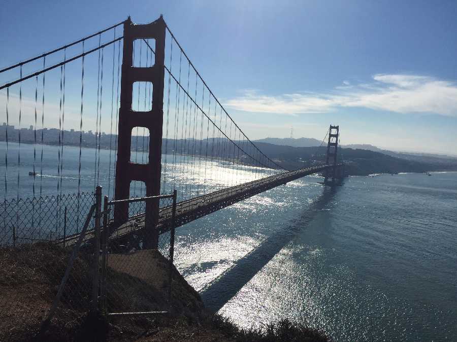 Battery Spencer How Long is the Golden Gate Bridge